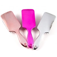 Portable Square Rose Gold Anti-Static Air Cushion Hair Comb Professional Scalp Massage Hair Brush