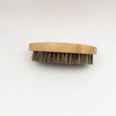 Factory wholesale bamboo bristles barber beard brush